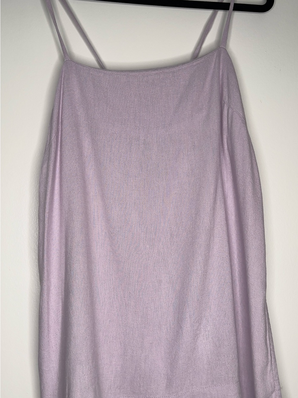 Free People Pale Lilac Linen Two-Piece Set - Picture 9 of 14
